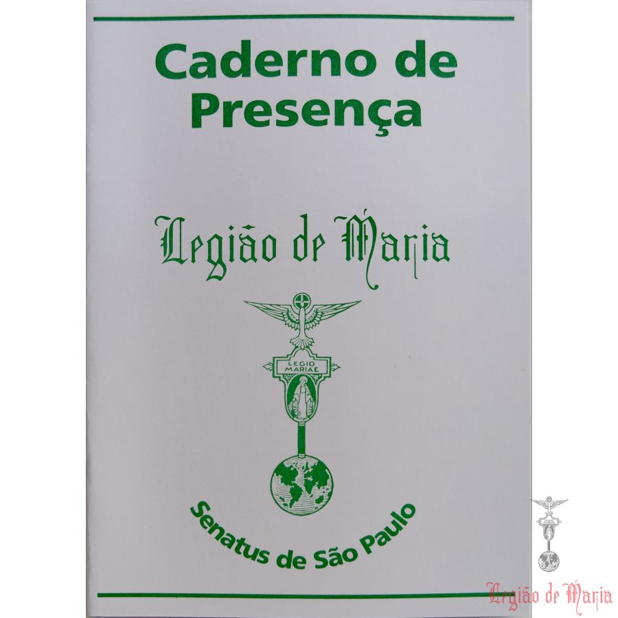 Caderno de Presença